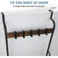 thumbnail image 6 of 5 Tier Over The Door Towel Rack Bathroom Behind Door Towel Holder with Hooks, 6 of 8