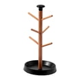 thumbnail image 2 of Árbol para tazas de café, soporte para vasos de vidrio, escurridor de tazas, ligero y decorativo. base negra, 2 of 8
