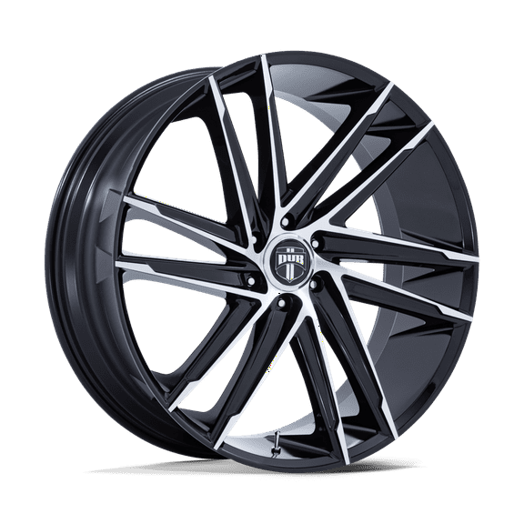 26x10 DUB DC275 Blaze Gloss Black W/ Machined Face Wheel 6x135 (30mm)