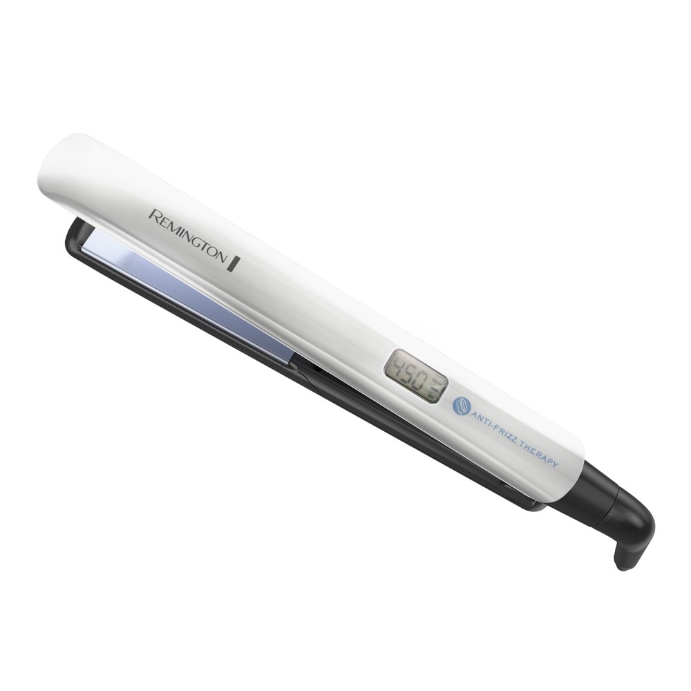 Remington 1" flat Iron with AntiFrizz Therapy Technology, White