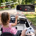 thumbnail image 6 of 24V Licensed RAM 2500 Rebel Kids Ride On Truck, 2 Seater Ride On Car with Remote Control, Electric Car for Kids with Bed Storage, Safety Belt & Music - White, 6 of 6