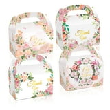 24 Pack Party Favor Boxes, Spring Flower Gift Treat Bags, Summer Gable ...
