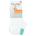 Women's Fit For Me Breathable Nylon No Show Socks 3 Pack