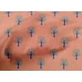 thumbnail image 4 of oneOone Cotton Cambric Fabric Floral & Flying Swan Block Printed Craft Fabric BTY 56 Inch Wide, 4 of 4