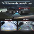 thumbnail image 3 of CMOS Car Rear View Backup Parking Reverse Camera Back HD Vision Waterproof 7 LED, 3 of 16