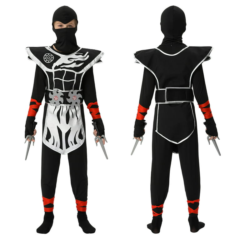Kids Ninja Costume With Included Accessories M