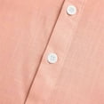 thumbnail image 5 of COSFO Short Sleeve Men's Shirts Cotton Linen Pink V Neck Basic Tops Button Classic Fit with Pockets Pullover Mens Classic T-Shirt, 5 of 7