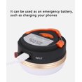 thumbnail image 3 of shiyou-Portable LED Camping Lantern with USB Cable, 3 Lighting Modes Camping Lamp with Magnetic Base, 3W, 1800mAh, Waterproof(IP65) Camping Light -2 Pack, 3 of 4