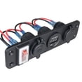 thumbnail image 3 of Labymos Dual USB Socket Quick Charge Device Lighter Socket Power Output with LED Voltmeter ON/OFF, 3 of 7