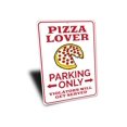 thumbnail image 3 of Pizza Lover Parking Novelty Sign, Metal Wall Decor - 10x14 inches, 3 of 4