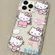 thumbnail image 3 of Sanrio funda transparente Hello Kitty para Samsung Galaxy S23 Ultra S22 S21 FE S20 S10 Plus Note 20 10 Pro A34 A54 A33 A53 A32 A52, 3 of 5