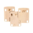 thumbnail image 2 of MERIGLARE 3 Pieces 4 Holes Neck Plate Gasket Neckplate Replacement Accessory Guitar Neck Shims Set Electric Guitar Neck Shims Plate for Guitar Masters, 2 of 8