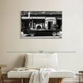 thumbnail image 2 of Elephant Stock Black Cadillac Wall Art - Horizontal Canvas Wall Art - Living Room Wall Decor - Transportation Canvas - Black And White Decor By Philippe Hugonnard - 36" x 24", 2 of 4