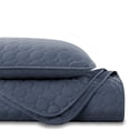 thumbnail image 6 of Southshore Fine Linens Oversized Quilt Bedding Set lightweight, bedspread 3-Piece, two matching shams, Navy Blue, King / California King, 6 of 6