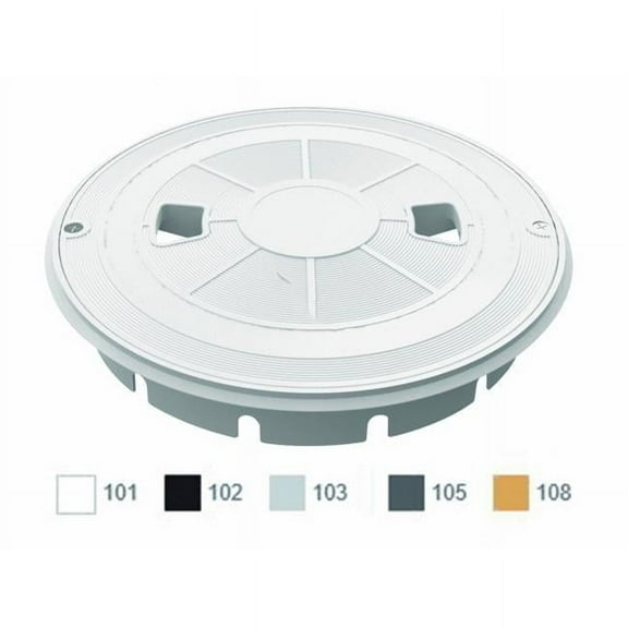 Aquastar Pool Products Skimmer Round Lid & Collar, Black