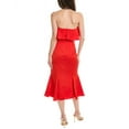 thumbnail image 2 of Liv Foster womens  Crepe Satin Midi Dress, 4, Red, 2 of 2