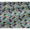 thumbnail image 5 of oneOone Viscose Jersey Fabric Textured Moroccan Geometric Print Sewing Fabric BTY 60 Inch Wide, 5 of 5