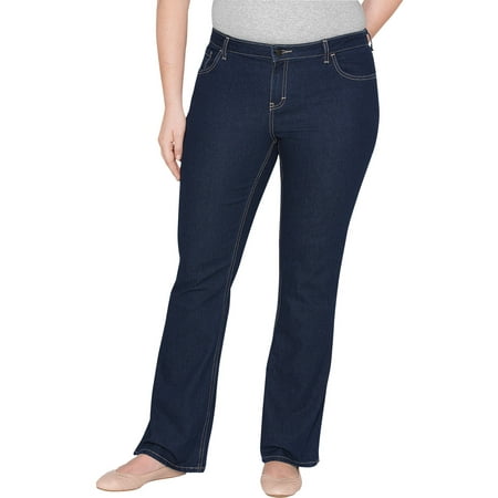 Genuine Dickies Women's Plus-Size Relaxed Boot cut Pants - Walmart.com