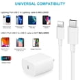 thumbnail image 3 of Cargador de pared Romitaz USB C de 20 W para iPhone con cable, 3 of 8