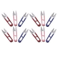 thumbnail image 2 of ANGGREK 12Pcs Thread Snips Spring Action Mini Size Portable Durable Easy Operation Thread Cutter For DIY Sewing Cutting,Sewing Snips,Mini Scissors, 2 of 8