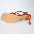 thumbnail image 3 of SACFOF Kitten Strappy Heels for Women Square Open Toe Ankle Strap Heeled Sandals Dressy Wedding Shoes, 3 of 6