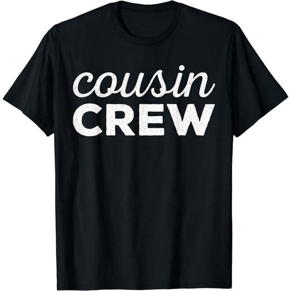 Cousin Crew Graphic T-Shirt, Matching Family Reunion Apparel, Soft Cotton Blend, Sizes S-4XL