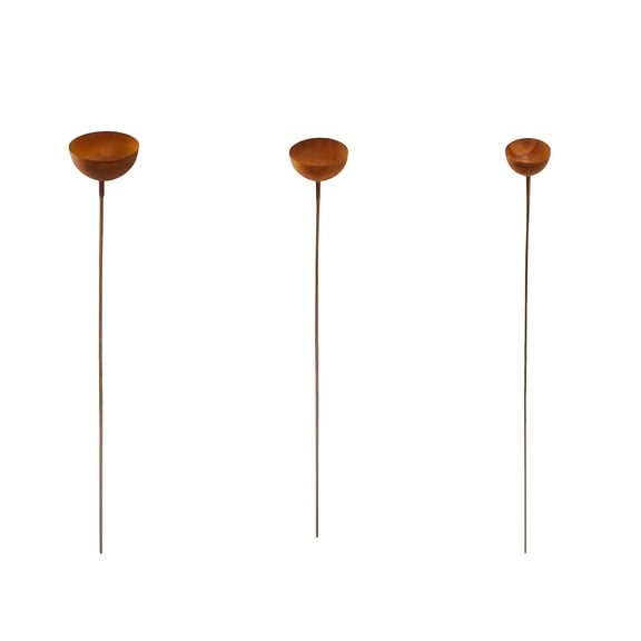 TYShandao 3-Piece Copper Garden Planter Bird Bathtub Set