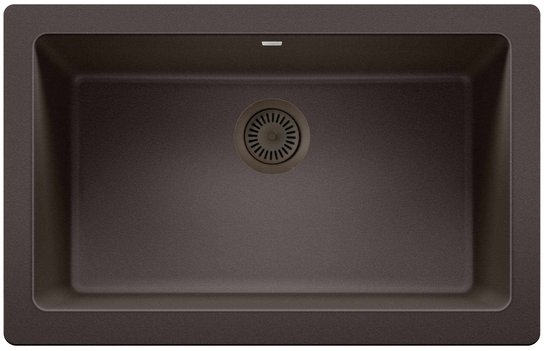 3.5 in. Silgranit-Matched Disposal Flange, Coal Black