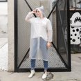 thumbnail image 5 of Veste Imperméable UK en PVC Transparent Imperméable Manteau de Pluie Poncho à Capuche Imperméable Unisexe, 5 of 5