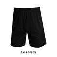 thumbnail image 5 of facefd Men Basketball Pant Replacement Solid Color Sweat Absorbent Drawstring Sports Running Football Exercising Short Black 3XL, 5 of 5
