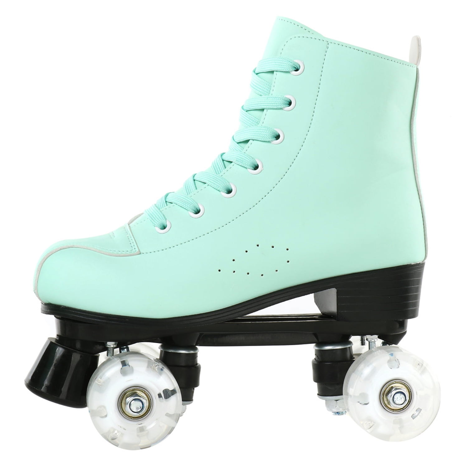 JOJOLAM-570913 Unisex Roller Skates, Black & White