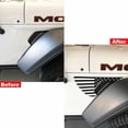 thumbnail image 2 of American Flag Side Fender Vent Decal for Jeep Wrangler JL JLU 2018-2026 & Gladiator JT 2020-2026, Precut Matte Black Vinyl Sticker, 2 of 5