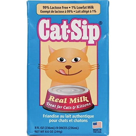 Cat Sip Real Milk Treat For Cats And Kittens, 8