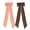 2pcs pink+Brown, variant on Twist Knot Headband with Long Tails for Women, No Slip Soft Elastic Braid Wrap Headband, Breathable Hair Scarf Headband for Daily Wear Workout Yoga Travel