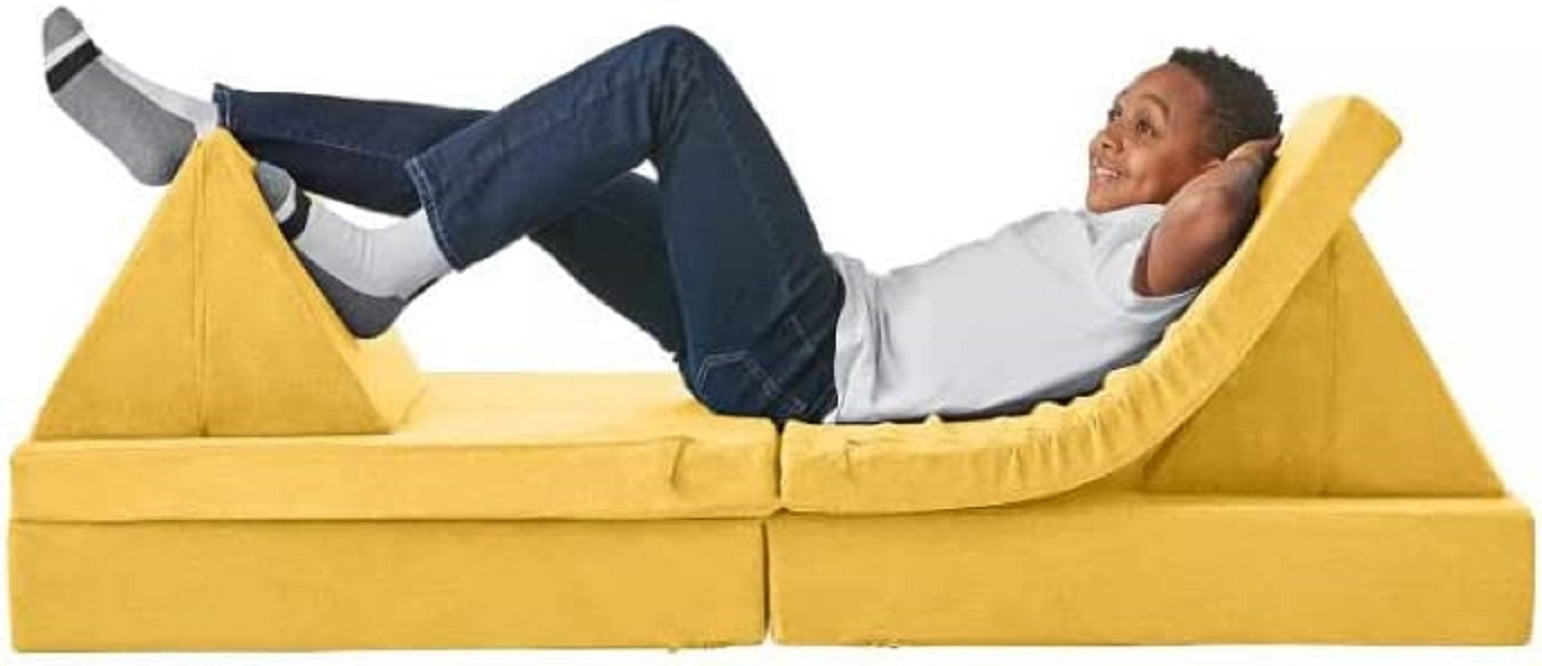 Kids' Explorer Sofa, Sunshine, Yellow