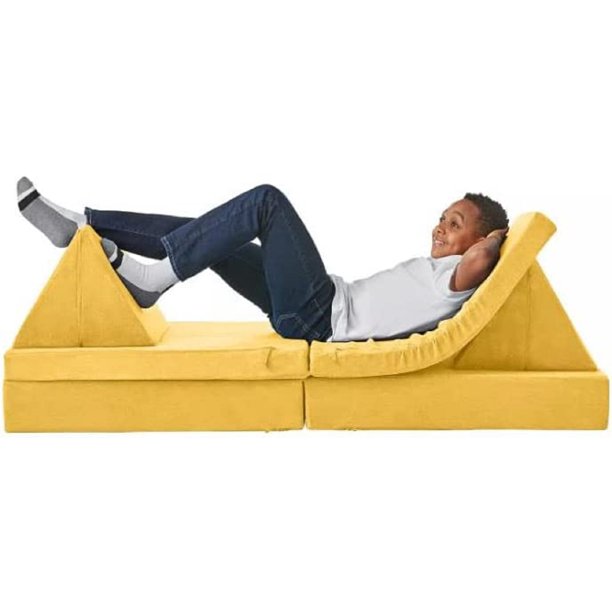Kids' Explorer Sofa, Sunshine, Yellow