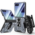 thumbnail image 1 of Funda para teléfono móvil VEGO Z Flip 7 con soporte anular y clip para cinturón, 1 of 8