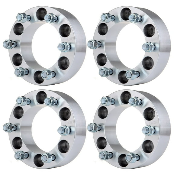 SCITOO 4Pcs 6x5.5 Wheel Spacers 2 inch with Studs 12x1.25 Bore 108mm 6 Lug 50mm Wheel Spacers 6x139.7mm fit for QX56 for Armada for Xterra Wheel Spacers