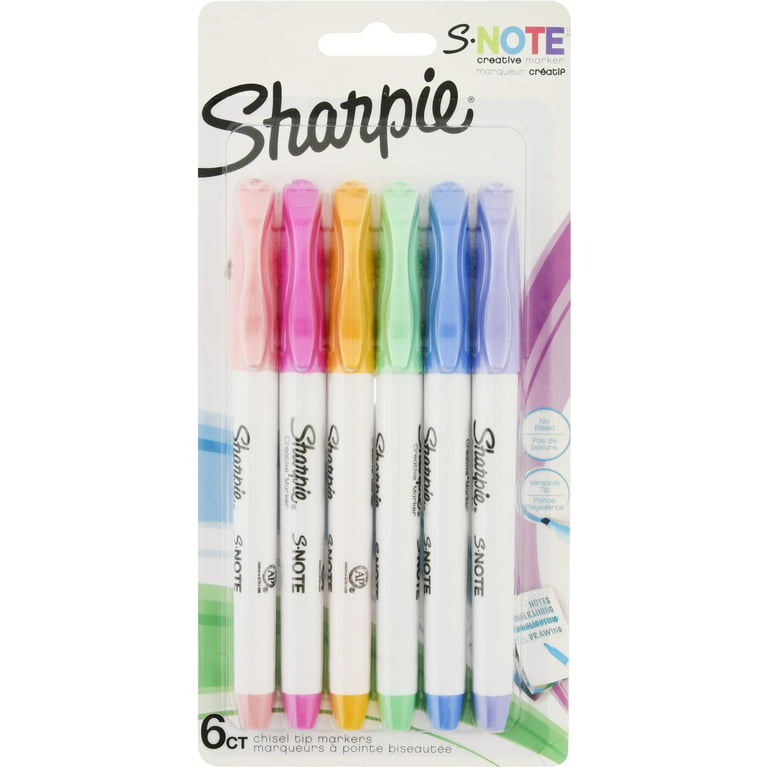S-Note™ Chisel Tip Assorted Colors Creative Markers, 24 pk - Pay Less Super  Markets