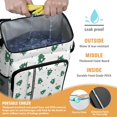 thumbnail image 2 of Travel Cooler Bag - White Christmas Tree Pattern Camping Beer Cooler Backpack with Bottle Opener- Waterproof Insulated Picnic Backpacks - Cooler Bag for Beach, 2 of 6
