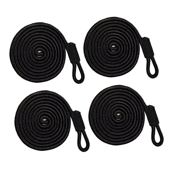 Juego de 4 Líneas de para Defensas de Marino para Embarcaciones, con Protección Ocular, Accesorios para Barcos Resistentes Al Desgaste, C