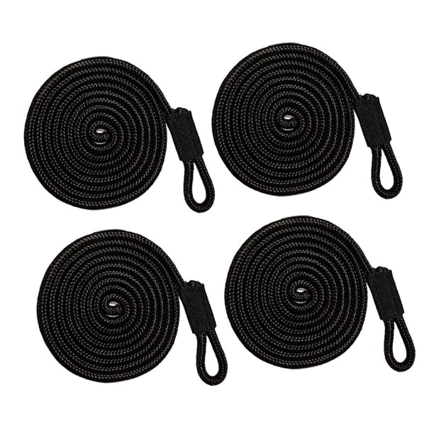 Juego de 4 Líneas de para Defensas de Marino para Embarcaciones, con Protección Ocular, Accesorios para Barcos Resistentes Al Desgaste, C