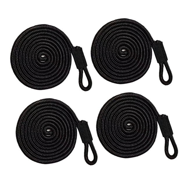 Lipstore 4 Pieces Boat Fender Lines 6ft Boat Accessories for Inflatable Boats Pontoon
