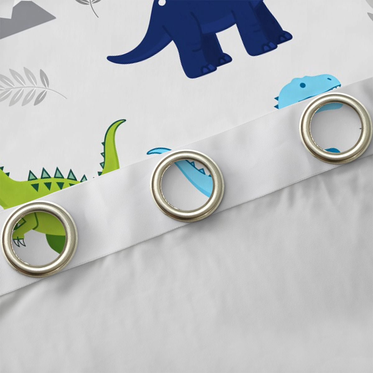 Manfei Multicolor Dinosaur Curtains Pack of 2 (42x84 Each),Cute Cartoon Dino Curtains Blackout,Ancient Wild Aniaml Bedroom Curtains For Boy,Super Cozy Room Decor