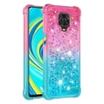thumbnail image 2 of Funda para Xiaomi Redmi Note 9S/Redmi Note 9 PRO Transparente con Brillos Carcasa Protectora Antigolpes con Glitter Brillante, 2 of 5