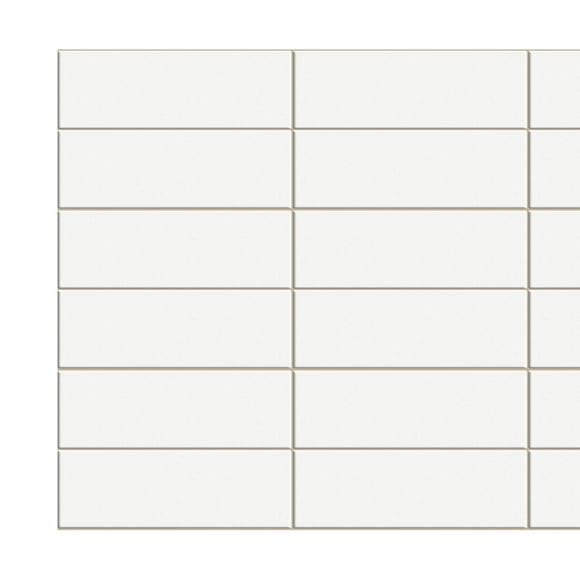 Dundee Deco's Beige Faux Tile PVC 3D Wall Panel, 3.1 ft X 1.6 ft, Interior Design Wall Paneling Decor Commercial and Residential Application, 4.9 sq. feet each