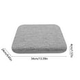 thumbnail image 3 of Btomtd Dining Seat Cushion Foam Chair Pad Suitable for Home Kitchen Office and Car Thickened Soft and Comfortable Chair Cushion - 13.38x9.44 inch, Dark Gray, 3 of 6