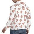 thumbnail image 6 of Haiem Red Fox Patterned Men's Hoodie with Kangaroo Pocket - Ideal Pullover Sweatshirt for Daily Wear, Travel, and Home-Medium, 6 of 7