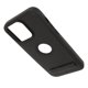 thumbnail image 4 of Funda para teléfono con soporte portátil Exquisita imitación de piel, tacto delicado, funda protectora a prueba de golpes, color negro para iPhone 14 Pro Max, 4 of 10