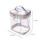 thumbnail image 3 of Bolsa de almacenamiento cosmético de gran capacidad | Organizador de maquillaje de TPU de PVC transparente | Maletín de artículos de aseo de viaje para mujeres y hombres | A prueba de fugas, 3 of 5